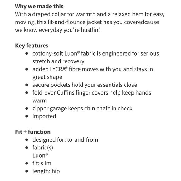 Lululemon Hustle In Your Bustle Define Peplum Jacket - Picture 5 of 15